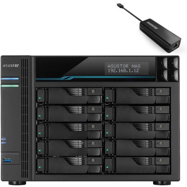 ASUSTOR AS6510T + Adaptateur AS-U2.5G