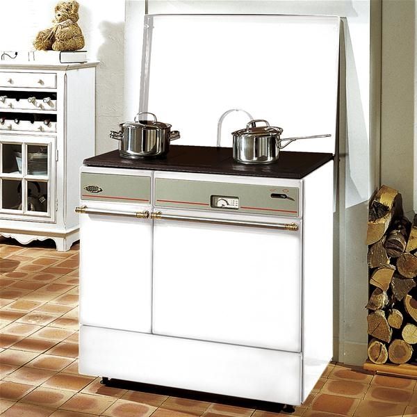 Cuisinière à bois GODIN - 240152BLANC