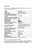 Refrigerateur congelateur en bas THOMSON COMBI TH178EBI 178CM – Image 9