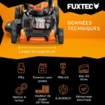 Tondeuse thermique autotractée démarrage électrique vitesse réglable 196cm3 51cm - FUXTEC FX-RM5196esPRO - 6CV 60L – Image 2