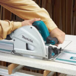 Scie circulaire plongeante MAKITA 1300W 165MM en coffret MAK-PAC + Rail de guidage 1400 mm – SP6000J – Image 2
